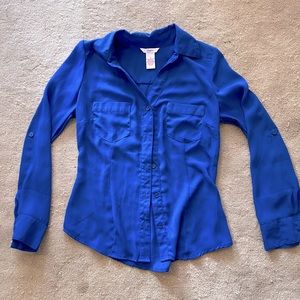 Candies women’s dress shirt, size small